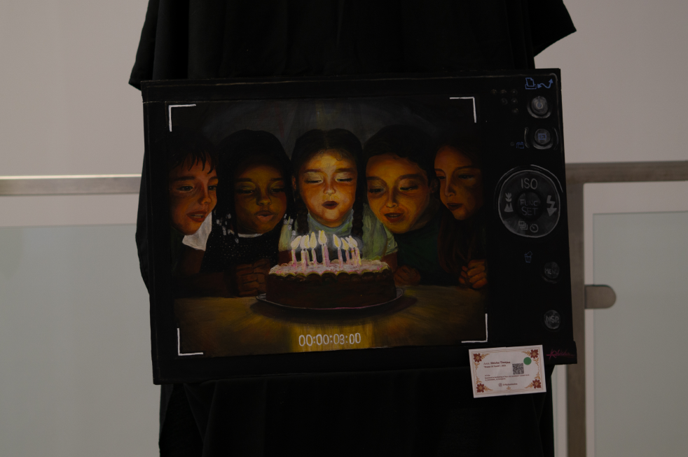 Event camera display